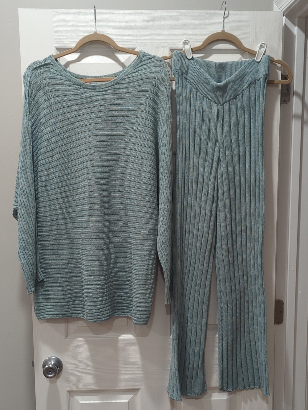 Free People Imogene Sweater Set - Size Small Palm Green